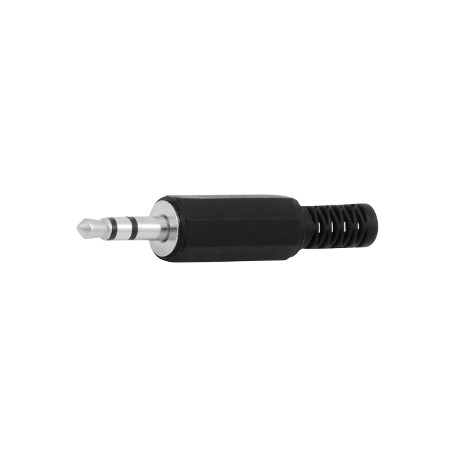 PLUG 3.5 MM ESTEREO DE PLASTICO CON RESORTE