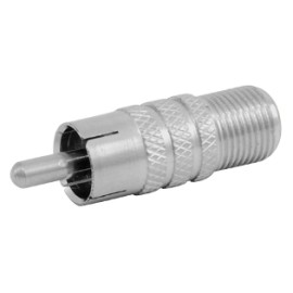 ADAPTADOR PLUG ROSCA «F» A JACK RCA