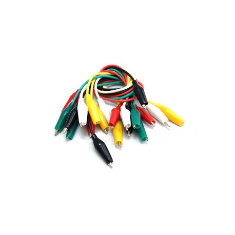 JUEGO DE 10 CABLES CON 20 CAIMANES